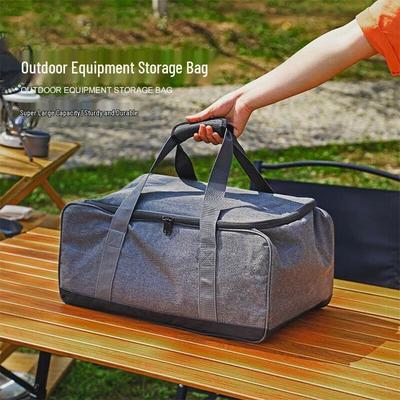 Outdoor Portable Picnic Cookware & Gas Canister Storage Bag