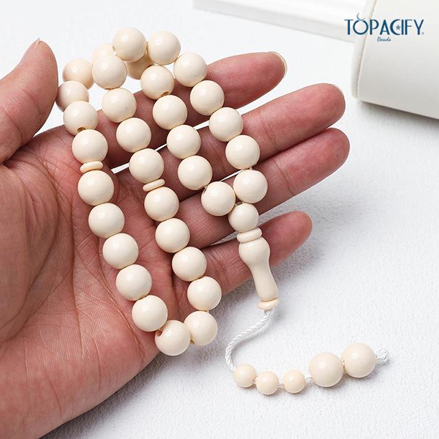 Middle Eastern Kuk Beads Muslim Prayer Rosary - 33 Bead Bracelet