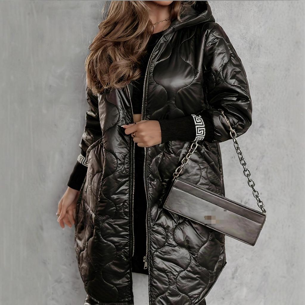 2026 Autumn/Winter New Women's Fashion Korean Style Embossed Design Lightweight Slimming Cotton Jacket