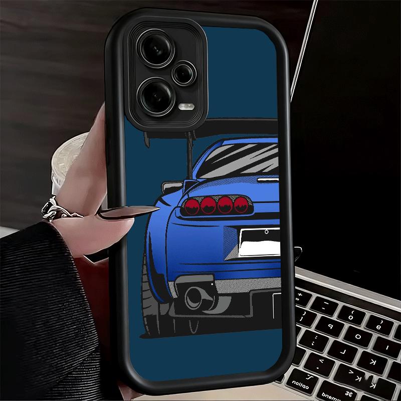 JDM Sports Cars Minimalist Design Soft Phone Case for Xiaomi Redmi Note 15 14 13 12 11 Pro Plus 10S 11S 4G 11T 5G Shell Silicone