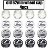 4pcs 62mm Lexus logo 3D car emblem Wheel Center Hub Cap auto Rim refit dust-proof badge covers sticker styling accessories
