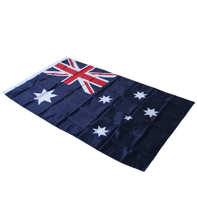 90 x 150 cm große australische Nationalflagge zum Aufhängen, Polyester. Australien-Flagge für den Innen- und Außenbereich