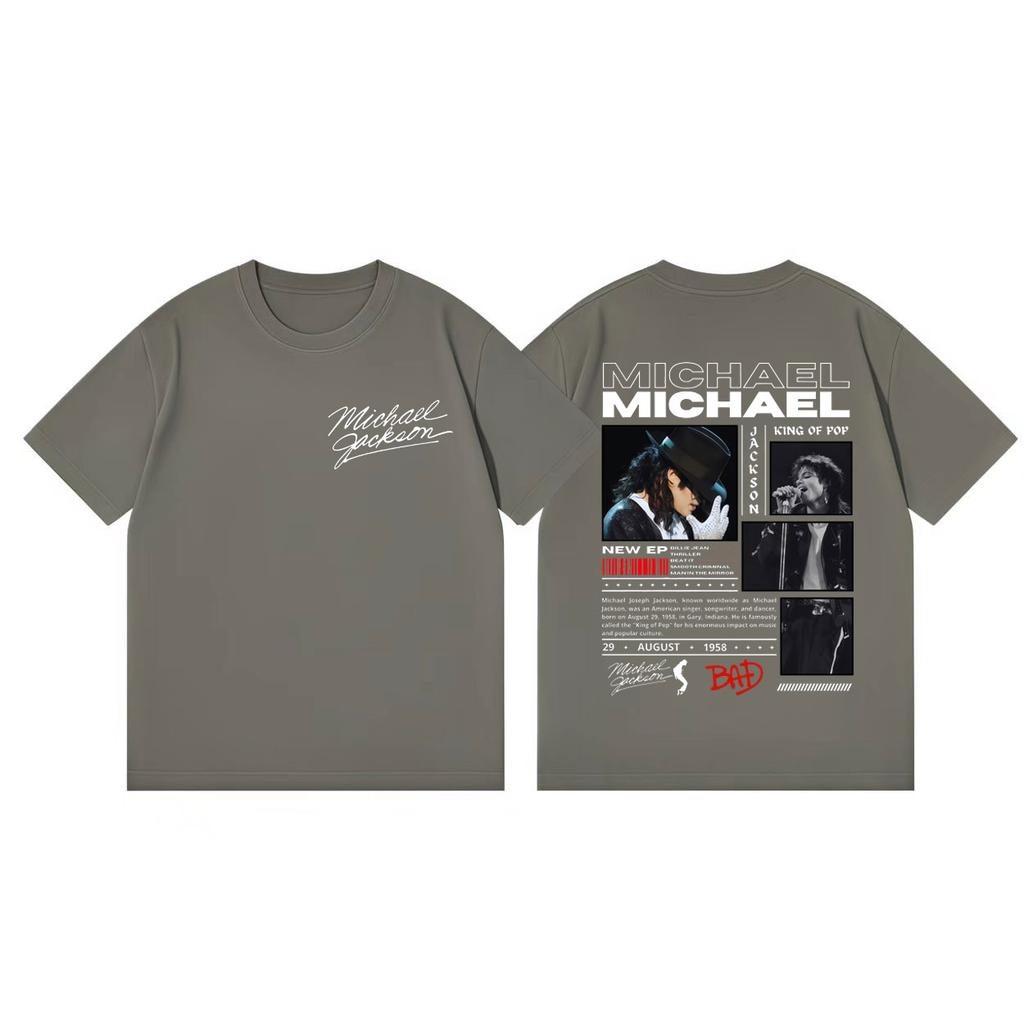 90s Classics Michael Jackson Graphic T Shirts Fashion Rock Vintage Short Sleeve Tshirt Men Women Casual Loose Cotton Tshirts