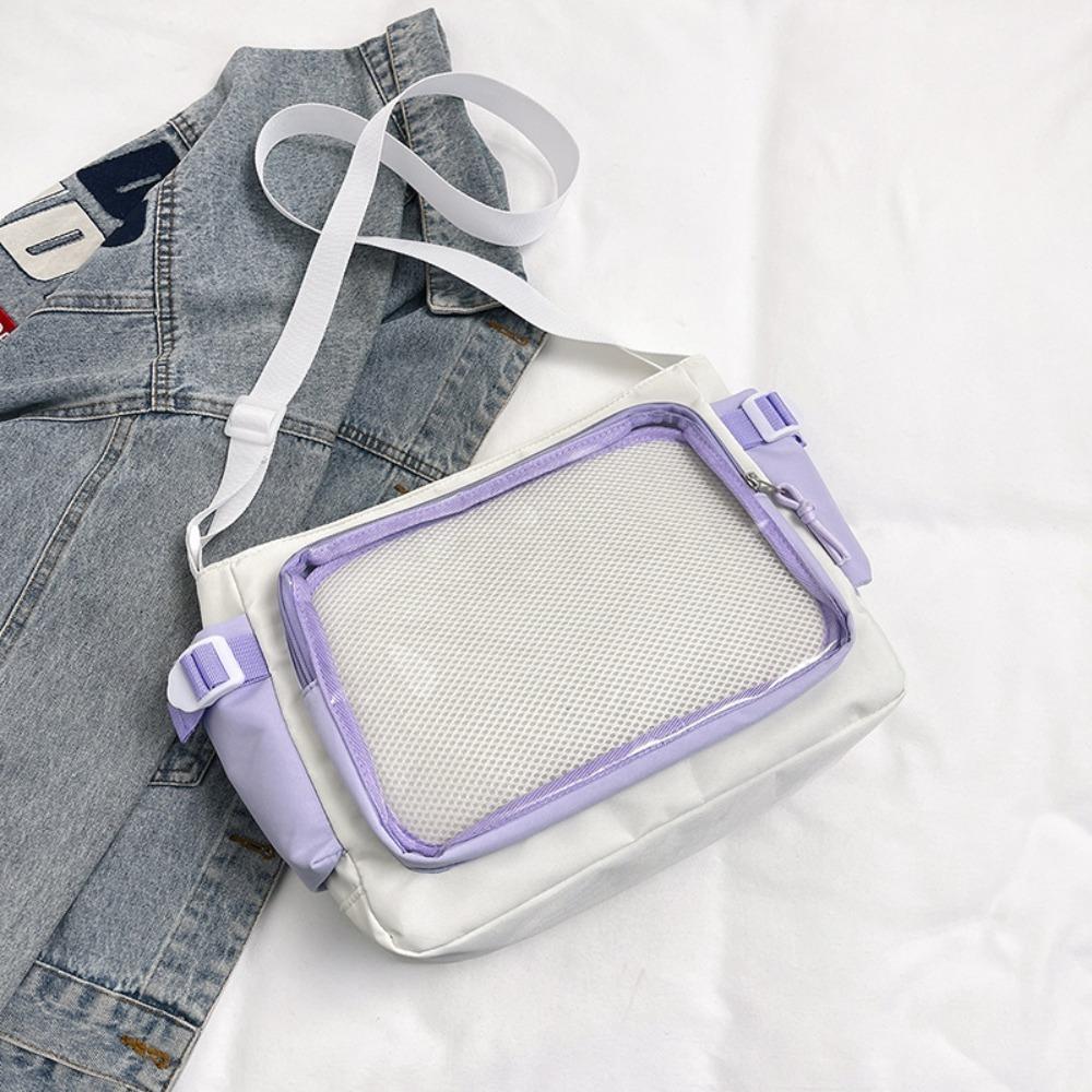 Luxury Designer Transparent Ita Bag Large Capacity College Style Tote Bag Canvas Shoulder Bag Women