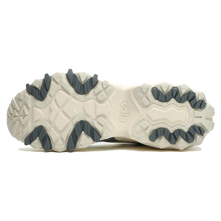 FILA Oakmont 3 Fabric Synthetic Leather TPU Retro Casual Durable Low-Top Dad Shoes Men sneaker White F12M332105FAM