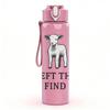 1PC He Left The 99 To Find Me Lamb 750ml Color Plastic Sports Water Bottle Leakproof Flip Straw Lid Suitable for Sports Office Home Use
