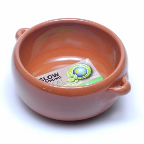 Graupera Spanish Casuela Deep Pot, 13cm, for Ajillo, Heat-Resistant, Oven-Safe, and Ceramic