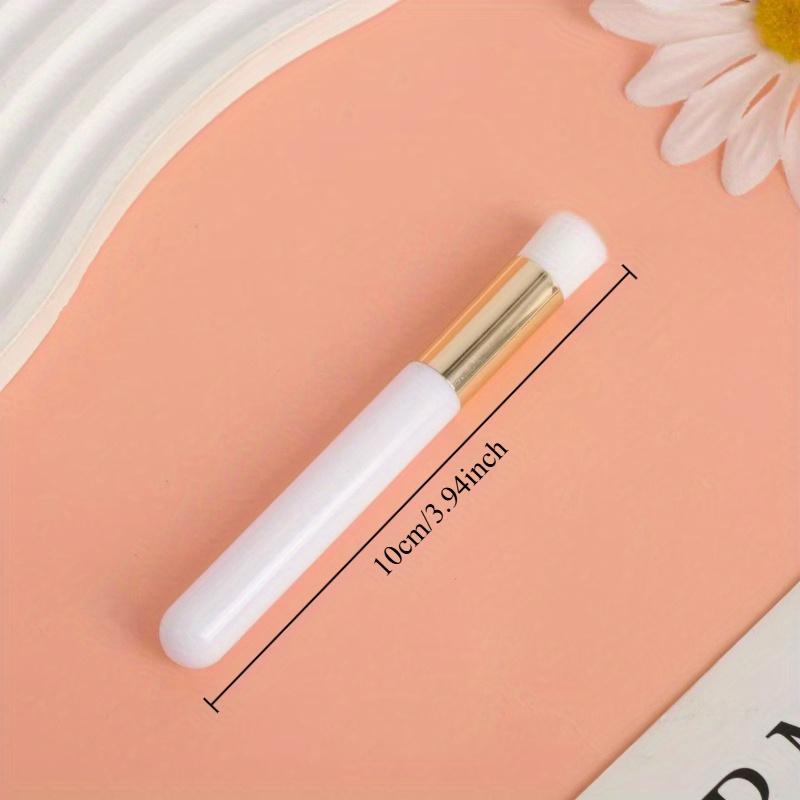 4pcs Beautiful Eyelash Grafting Brush, Cleaning Brush, Eyelash Brush, Nasal Brush, Nose Side Flat Head Soft Bristle Makeup Brush