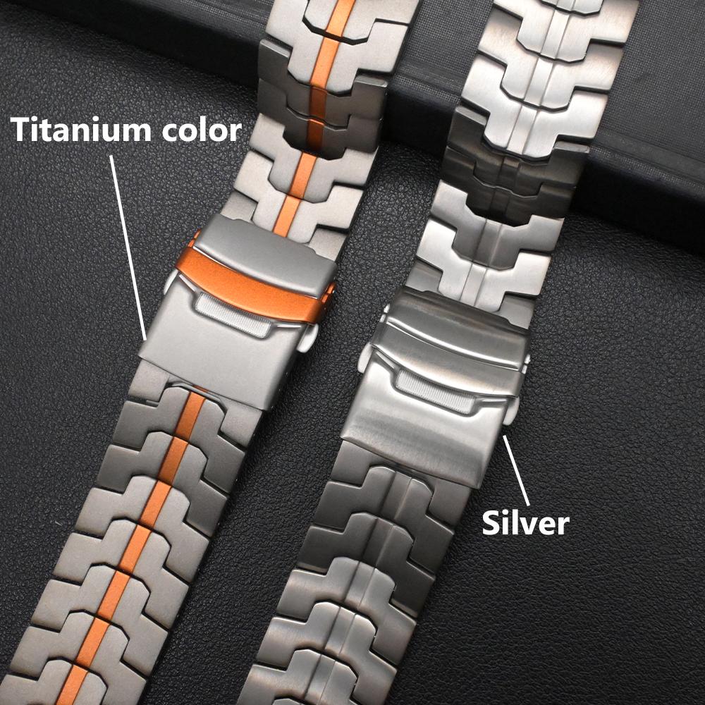 Titaniumsbånd for Samsung Galaxy Watch 8 Classic 46mm 44mm 40mm Correa Armbåndstilbehør for Samsung Watch7 47mm Ultra Loop Armbånd