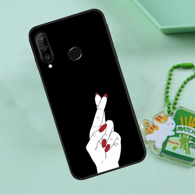 Girl Code Hands Funny Signals For Huawei Nova 10 9 SE 5T 12s 12i 11i Y91 Y90 Y60 Y70 Y72 Y61 P20 P40 P30 Lite P60 Pro Case