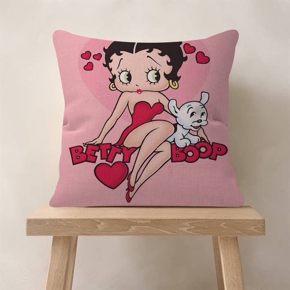 Pretty Cartoon BBetty Bboop Pillow Gift Home Office Decoration Bedroom Sofa Car Cushion Cover Case x