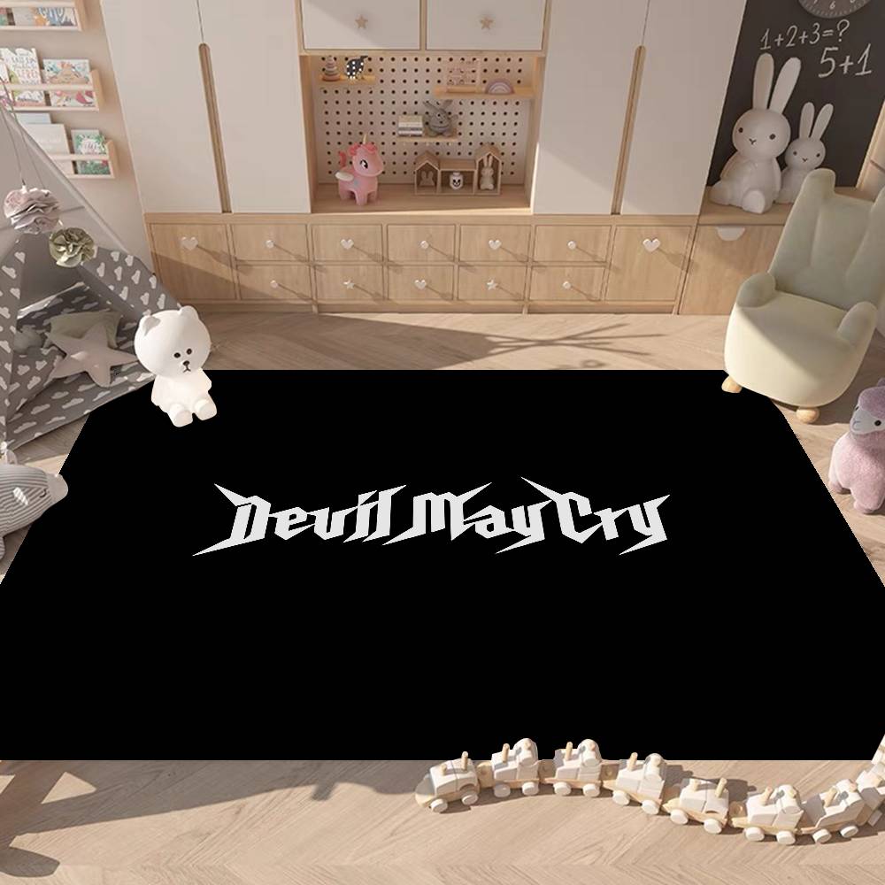 

Anime D-Devil May C-Cry Logo Kitchen Mat Kids Room Bedroom Decoration Balcony Anti-Slip Doormat Living Room Alfombra 50x80cm