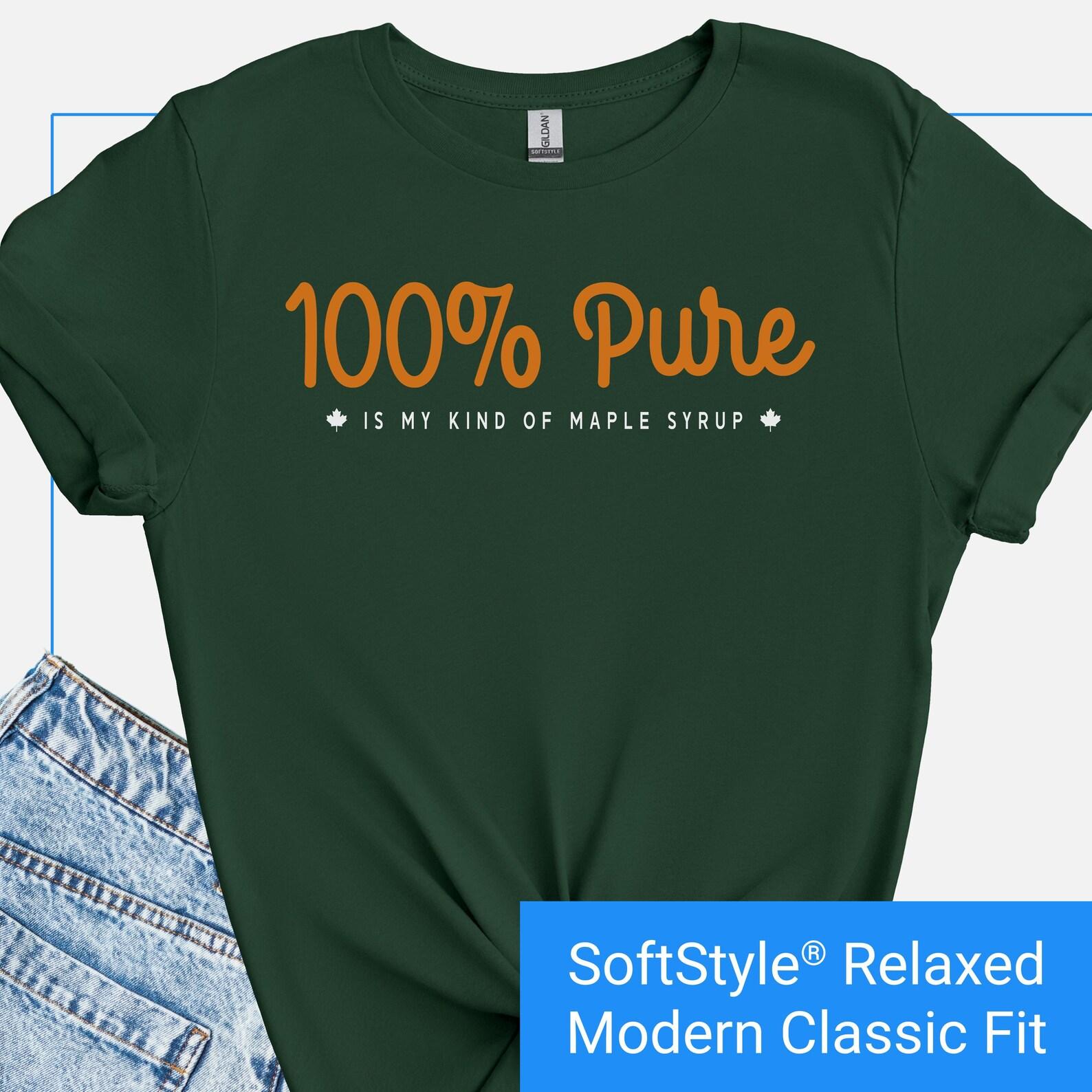 Maple Syrup Shirt, Funny Maple Syrup T-Shirt, Maple Syrup Day Tshirt, Vermont Humor Tee, Witty Foodie Gift, Unique Maple Syrup Lover Shirt M