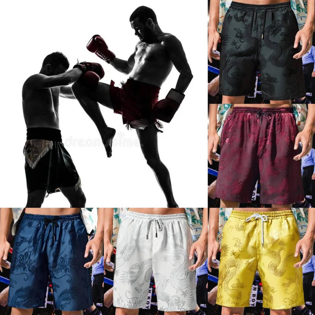 Dragon Muay Thai Boxing Kickboxing Shorts 3D Print Fighting Training Unisex Men Women Quick Dry Fitness Gym Sport Workout Casual Streetwear