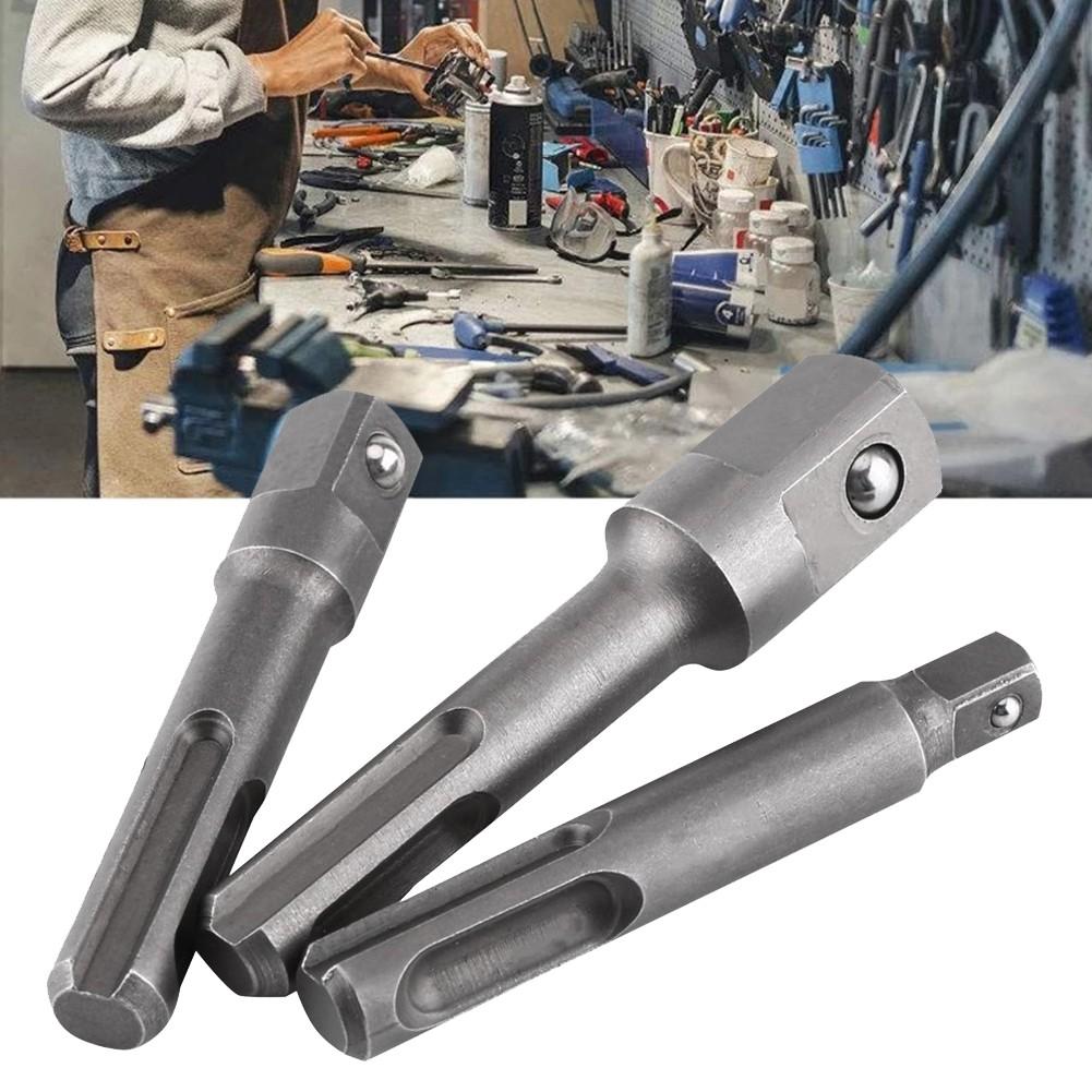 Tool Driver Adapter 1/2” 3/8” 1/4” 3Pcs/set Easy To Be Install High Occlusion