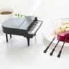 9Pcs Piano Snack Cake Fruit Forks Home Cutlery Dessert Toothpicks Tableware