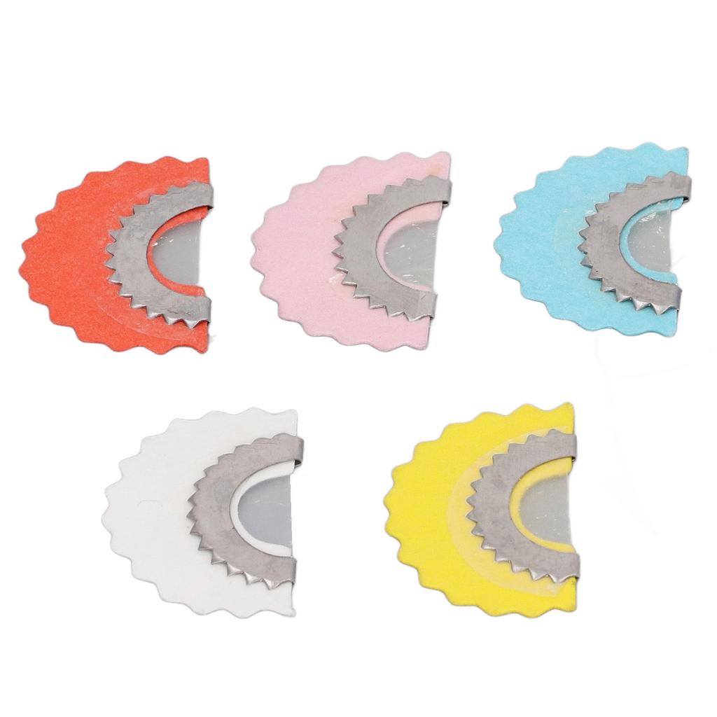 5pcs Bird Caller Tongue Whistle Portable Funny 5 Colors Trick Game Metal Tweeting Noisemaker Toys