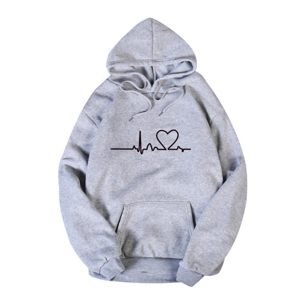 Sweater women's new autumn and winter women's clothing printing loose Korean version pullover women's sweater