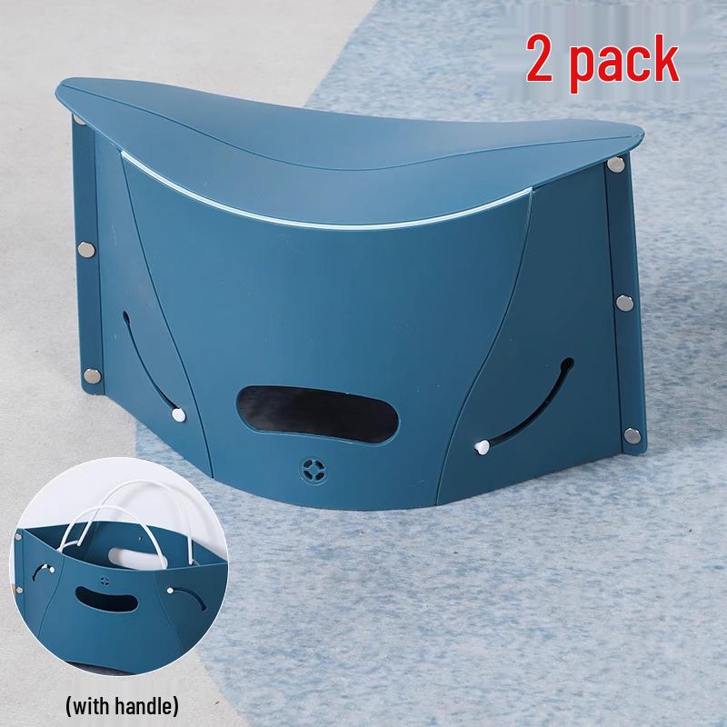 Jin Fu Portable Folding Plastic Stool for Travel and Outdoor Use