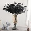 45cm Artificial Eucalyptus Fake Leaves Black Plant Leaf Flowers Home Party Decor