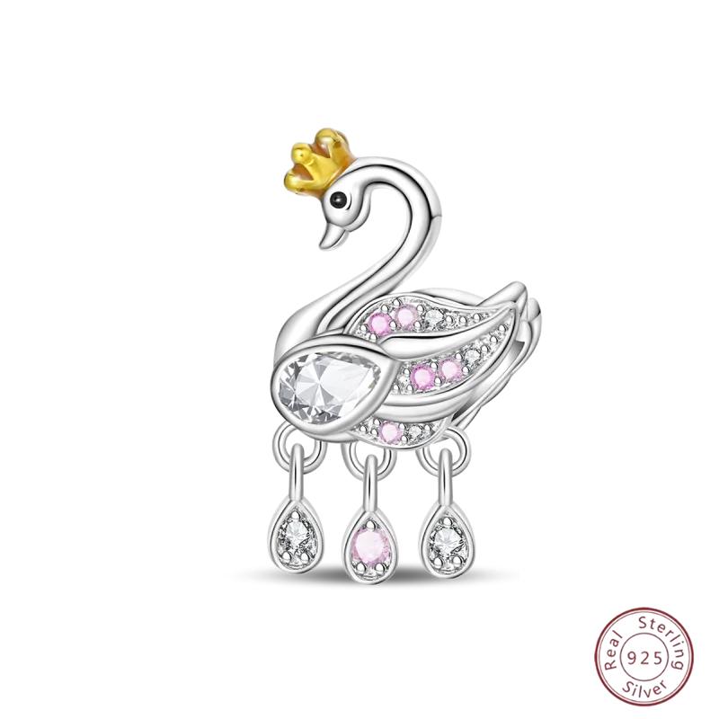 Firefly Cute Cats And Dogs Beaded Copper Pendant Suitable For Original Charms Bracelet Diy Exquisite Women Jewelry