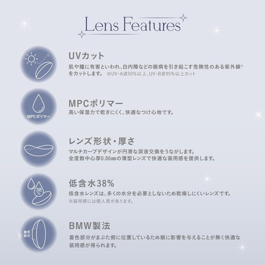 Charme Produced Color Contact Mimi Charme 1DAY Dolly Drop [Mimi Official] [Nanako Lenses] (10 lenses) [0.00]