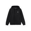 Li Ning Wade Collection Sweatshirts Men's Black Hooded Thickened Cardigan AWDR843-1