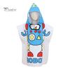 Children Bath Towel Cartoon Printing Kids Beadch Hooded Bath Wrap Poncho Quick-drying Super Absorbent Swimming Towel Windproof Wearable Towel Toddler