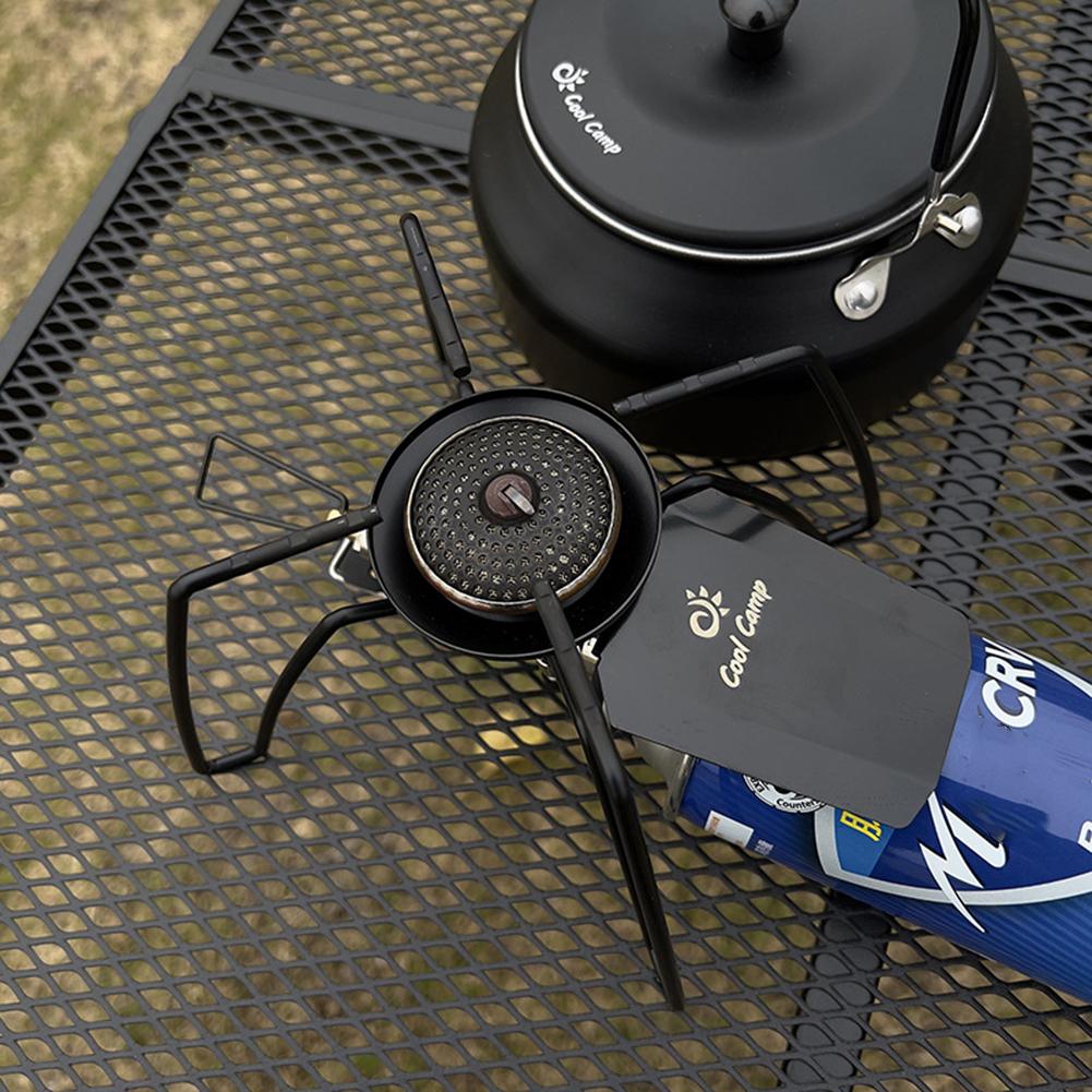 Foldable Spider Stove Lightweight Backpack Hiking Gas Furnace Outdoor Tourist Cooker Parts Picnic Hiking Survival Cookware