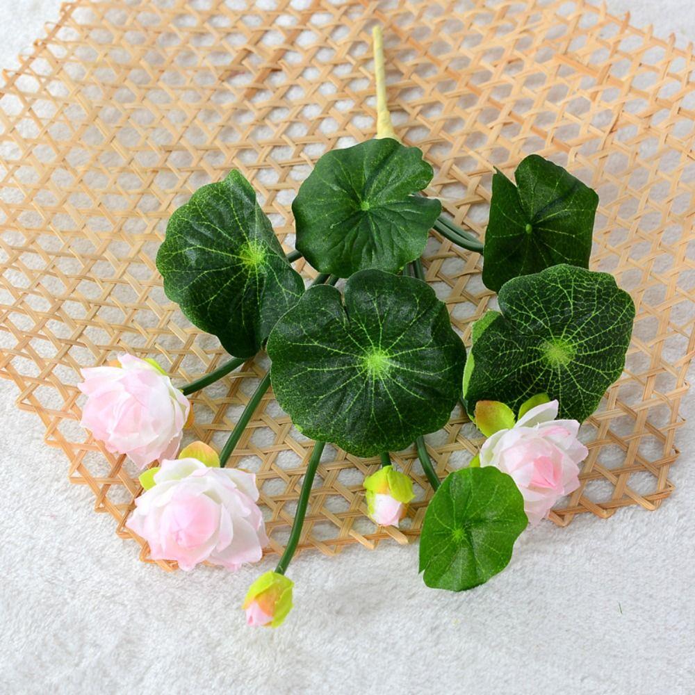 Künstliche Lotusblume aus Kunststoff Lebensechte Simulation Lotus Mini Seidenlotus Hochzeit