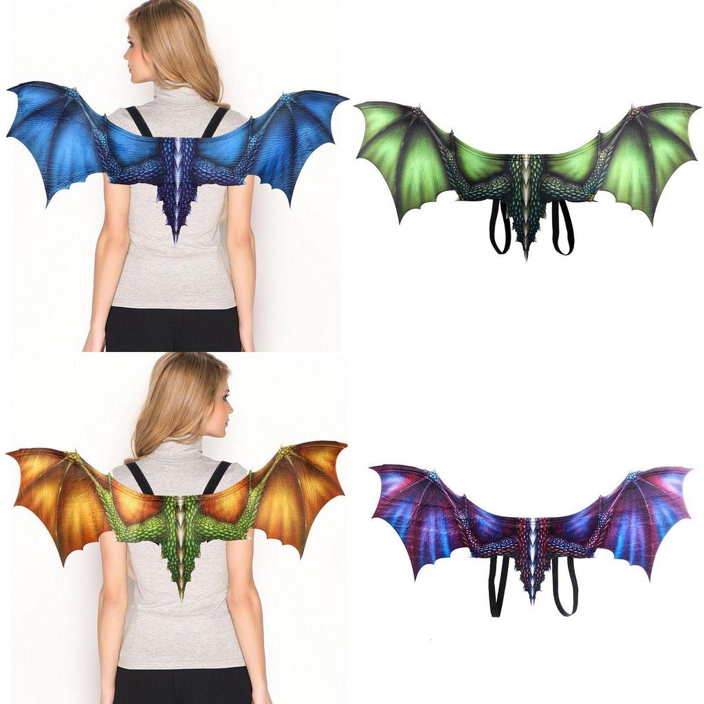 Vivid Non-woven Dragon Wings Cosplay Props For Halloween Parties And Role Play
