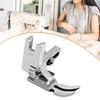 Multi Functional Sewing Machine Foot Steel Pressing Accessory Zipper Guide for Domestic and Industrial Applications