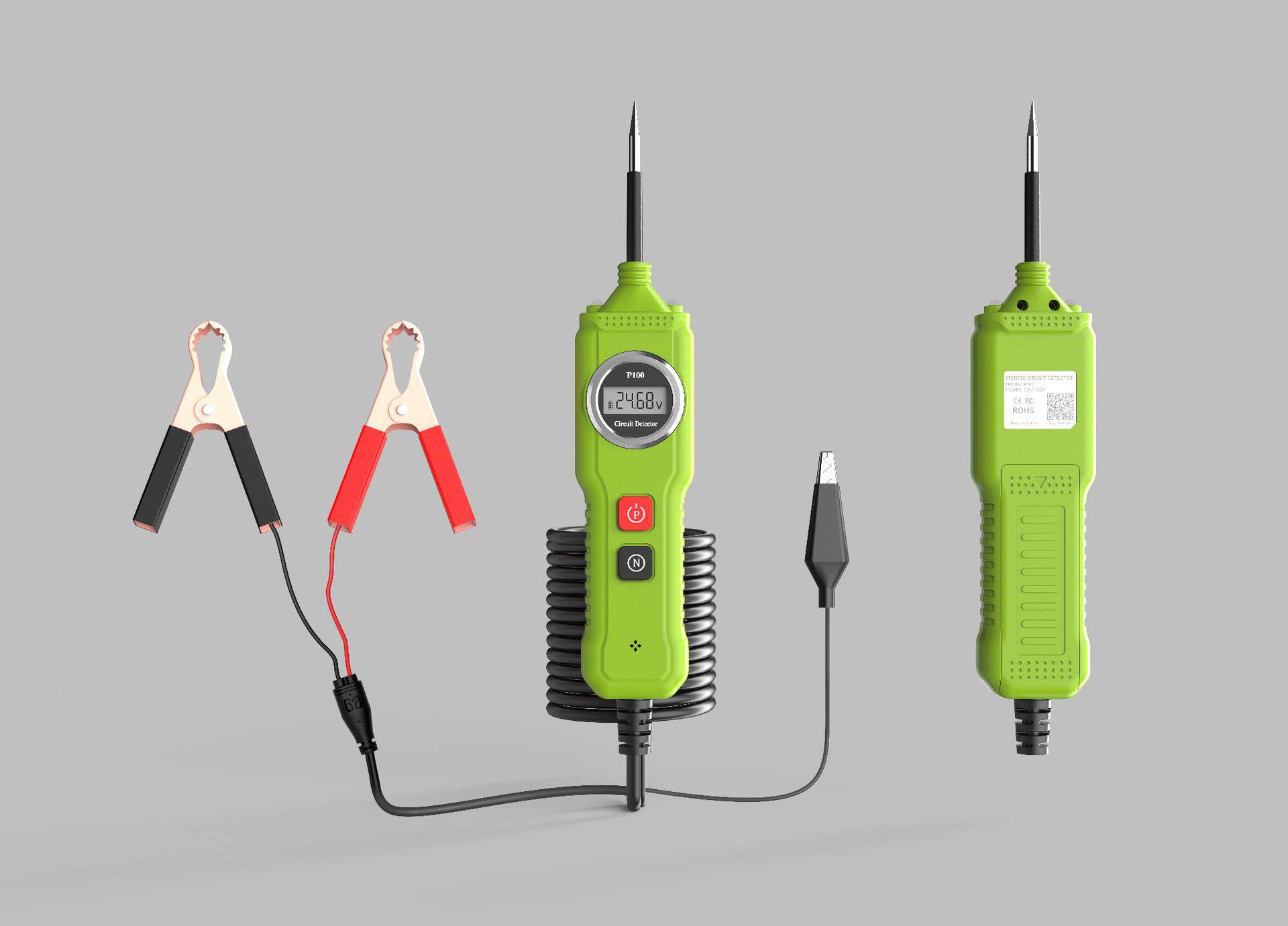 

OBD Vehicle Circuit Tester P100: Diagnose Voltage & Resistance in Cars, Motorcycles, Trucks - Diode & Short Circuit Detection