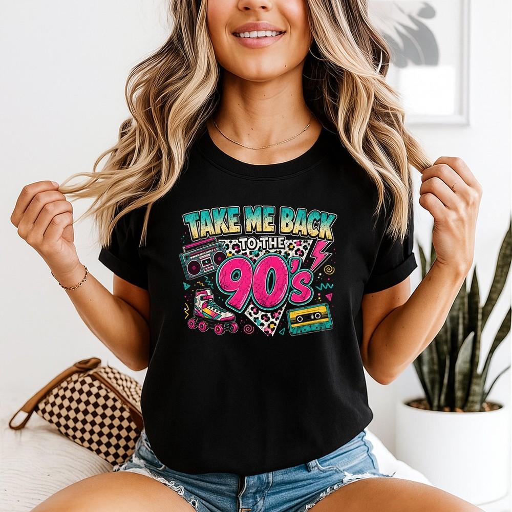 Take Me Back To The 90s Unisexs T Shirt Retro 1990 36th Birthday Vintage Outs