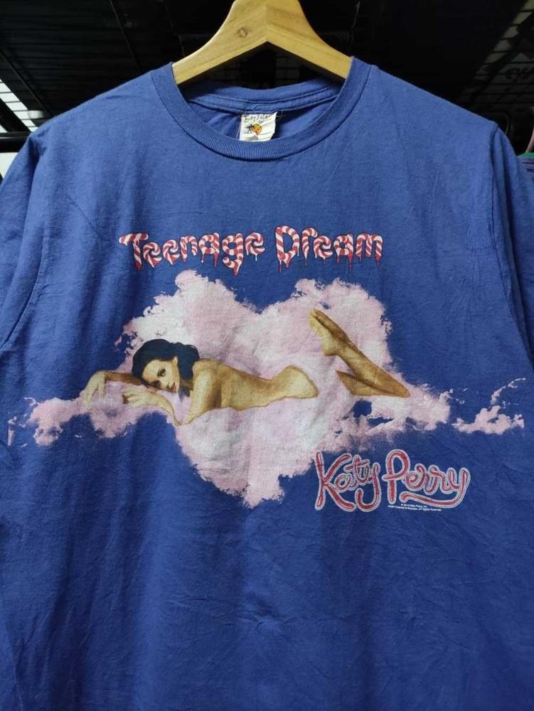 Хлопковая футболка Katy Perry Teenage Dream Унисекс Концертная S-5XL LO044 Унисекс Футболка L