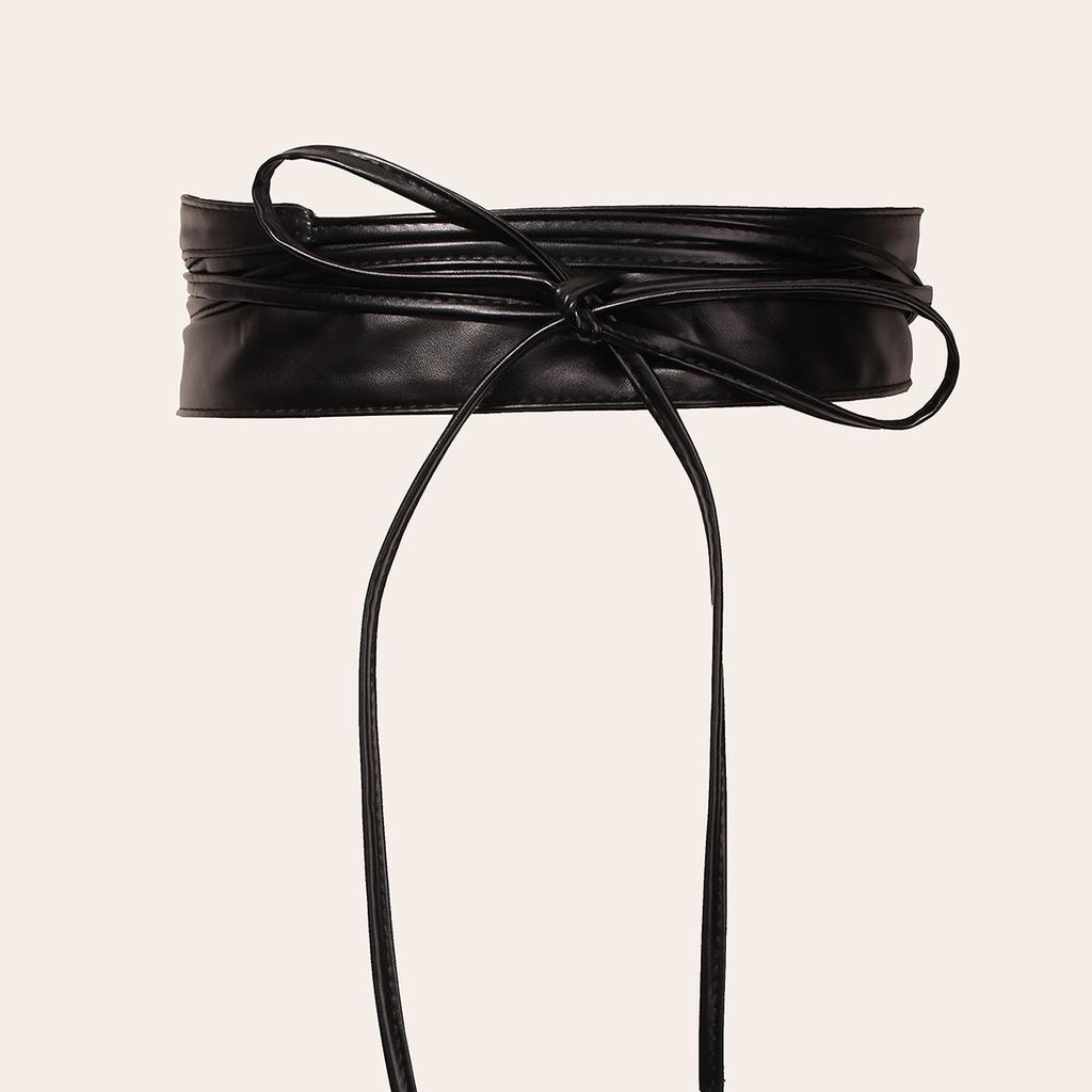 Women's New Soft Lace-up Waistband Streamers Versatile Women's Belt Streamers