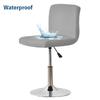 Wasserdichter Barhocker Stuhlbezug Kurze Rückenlehne Büro Drehstuhl Husse Elastischer Sitzbezug für Hotel Bankett Essen