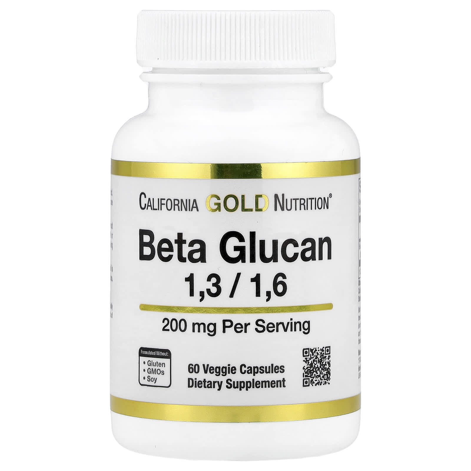 

Beta Glucan 1-3, 1-6, 200Mg, 60 Veggie Capsules