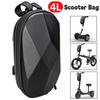 Electric Scooter Bag 4L Electric Vehicle Bag EVA Hard Shell Pouch Waterproof Scooter Front Top Tube Frame Hanging Storage Bags