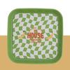 Reusable Easy To Clean Bone Dish BPA Free Stackable Storage Fruit Pattern Plastic Snack Tray