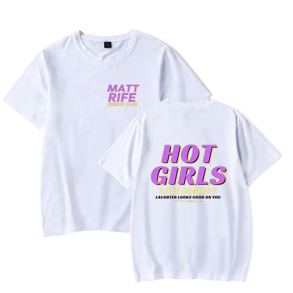 Matt Rife Tshirt Merch Hot Girls Love Comedy pop graphics print Crewneck Unisex Trend Casual Short Sleeve TShirt Top S