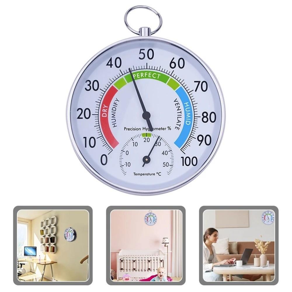 2 In 1 Analog Thermo-hygrometer Decorative Style Temperature Humidity Gauge  Sauna Room