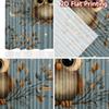 2D flat printing 2pcs Curtain Curtain Moonlit Owl on Branch Digital Printed Polyester Drapes Birthday Party Perfect for Yard &