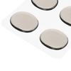 uxcell 48-Piece Drum Damper Gel Pads, Silicone Mute Pads, Drum Silencers, Moon Gel, Coffee Color, 30x25x3mm, for Drum Cymbal Tone Control