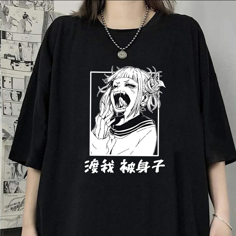 New Himiko Toga Printed T-shirts Fashion Women Short Sleeve Cool Summer Casual Tops Anime T-shirts Female Shirt Tees