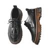 Brock leather shoes summer dress business casual British black sports soft surface high tide shoes