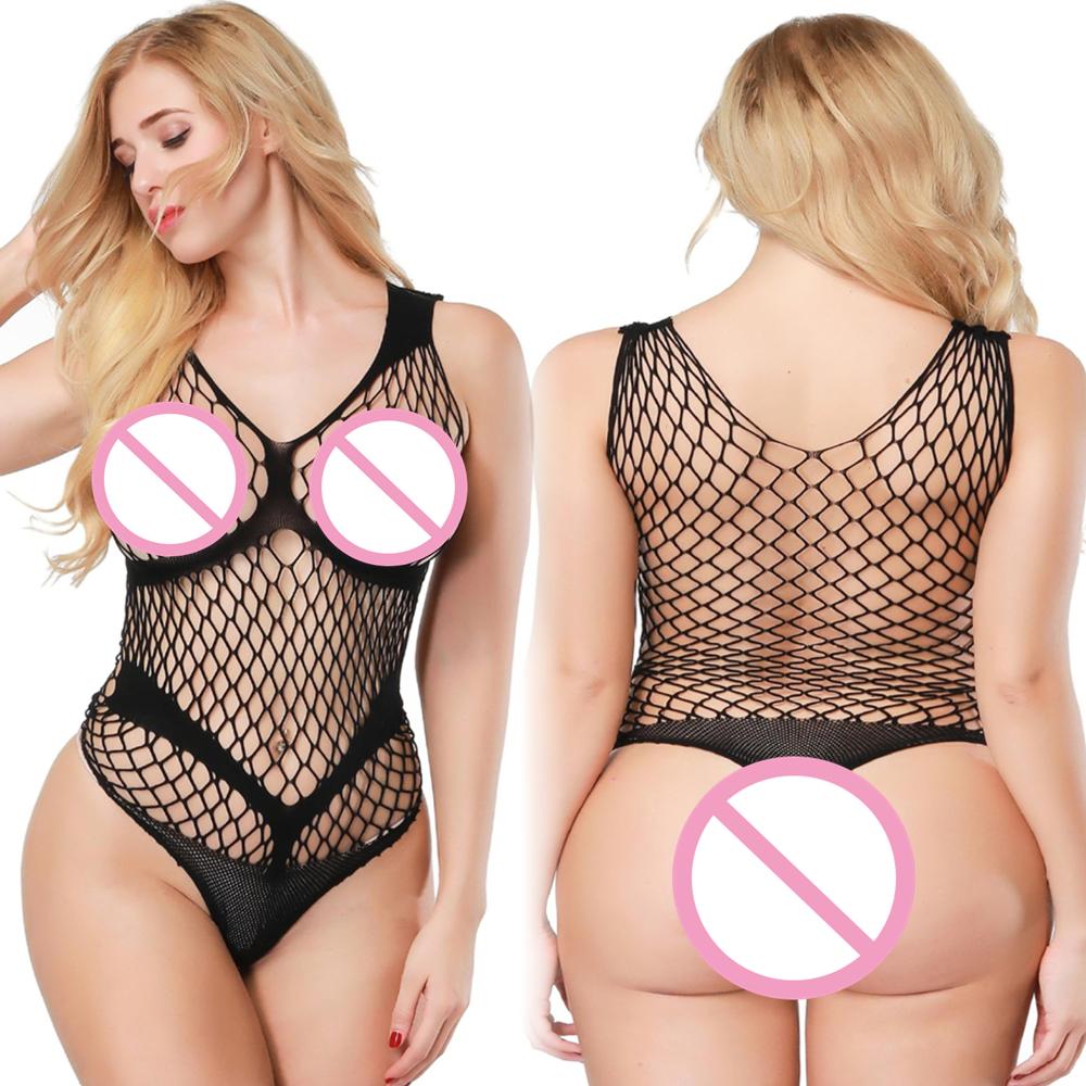 Women Sexy Lingerie Teddies Shiny Glossy Swimwear Cupless Open Crotch Teddy Thong Leotard Open Breast Bodysuit Erotic Underwear