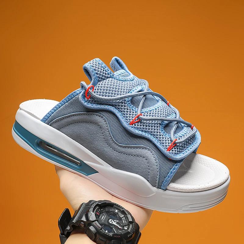 

Men s Comfortable Slipper Man Luxury 2025 Living Room Slippers for Man Summer Shoes 2025 Adult Men s Sandal Flip Flop House Home 47 сірий колір