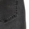 Zara Cut-off Processing Boot Cut Denim Pants 40 Charcoal Jeans Women Used