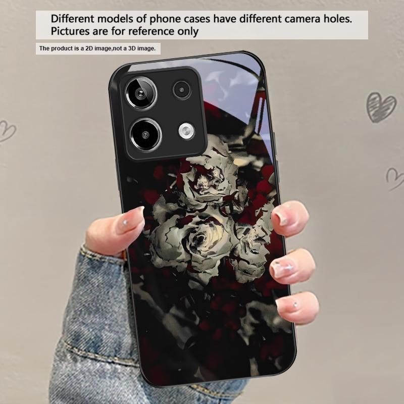 

Bark texture texture For Redmi Note 14 Pro+ 13 Pro 8 9 9S 12S 10 Pro 11 12 13C 14C A3 12 13 K60 Ultra Black Glass Phone Case Redmi A3